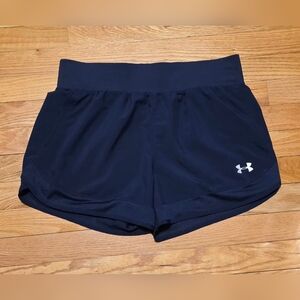 Under Armour Women's M Navy Athletic Training Shorts 1351232